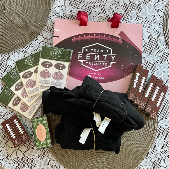 SET OF 2! FENTY BEAUTY SHOWSTOPP'R UNDEREYE STICKER SUPER BOWL Temporary Tattoo - Picture 4 of 4
